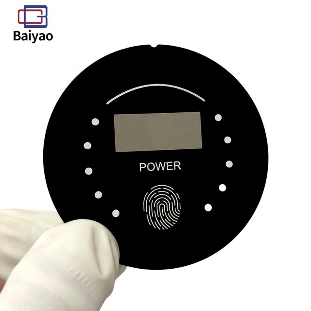 Customized CNC-cut Screen-printed Acrylic Front Panel Nameplates, Suitable for Digital Electronics and Access Control Systems