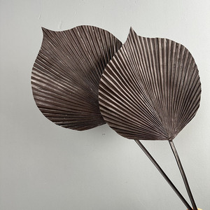 <span class=keywords><strong>Foglie</strong></span> di Palma Artificiali in PU, Frondi di Palma Ventilata Effetto Essiccato, 73cm Marrone, <span class=keywords><strong>Foglie</strong></span> Tropicali Finte per Vasi, Matrimoni e Decorazioni Domestiche - Product Image 2
