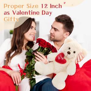 Grosir terbaik penjualan kecil boneka hewan hati mewah beruang Teddy untuk pacar istri Hari Valentine hadiah - Product Image 6
