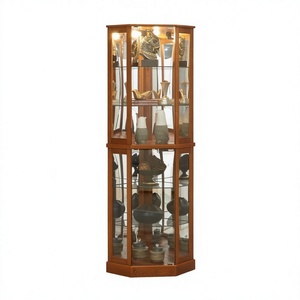 Buffet de style mi-siècle de luxe à double porte en chêne massif pour la salle à manger, design antique noir - Product Image 4