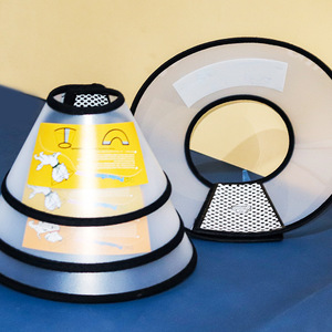 <span class=keywords><strong>Collar</strong></span> de Recuperación para Mascotas al por Mayor, OEM ODM, <span class=keywords><strong>Collar</strong></span> Ajustable de Plástico, Antiarañazos, Antilamido, Cono Postoperatorio para Mascotas Pequeñas, Medianas y Grandes - Product Image 3