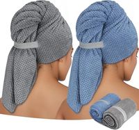 Large Quick-Dry Microfiber Hair Towel Wrap Turban