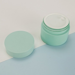 Glass Cosmetic <b>Empty</b> Cream Packaging 15g 20g 30g 50g 100g 120g Frosted Cosmetic Container <b>Jar</b> With Lids - Product Image 3