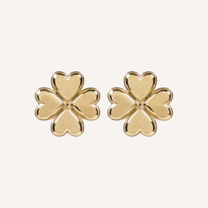 Pendientes Minimalistas de Acero Inoxidable Dorado, Joyería de Moda CucoCuca - Product Image 1