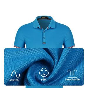 175 पुरुषों पोलोस ने शॉर्ट स्लीव पोलो शर्ट मेष संरचना को चकमा दिया - Product Image 4