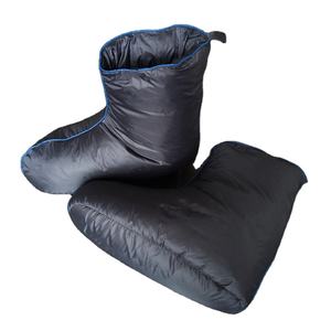 Bottes d'hiver ultralégères en duvet de canard pour intérieur/extérieur avec semelle souple et chaussettes en duvet - Product Image 6