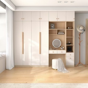 BALOM - Armario Modular de Madera de Estilo Moderno y Duradero con Puertas de Chapa de Madera para la Personalización de Toda la Casa, Muebles para el Hogar - Product Image 1