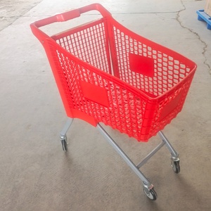 Carrito de Compras Plegable de Plástico de <span class=keywords><strong>80</strong></span> <span class=keywords><strong>Litros</strong></span>, Colorido, Marca Hong He - Product Image 2