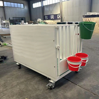Petite huche pour veaux Hangar pour vaches Cages pour bovins Maison Huche pour veaux pour équipement d'élevage agricole