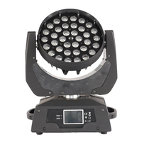 Offre Spéciale 36x18w RGBWA UV Led Zoom Wash Lights Dj Club Stage Moving Head Light DMX512 Zoom Moving Light