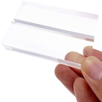 Support de table professionnel en acrylique transparent pour cartes de table et petites pancartes de mariage, avec fentes