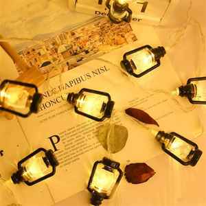 10/20 <span class=keywords><strong>luces</strong></span> de hadas Led lámpara de queroseno Retro <span class=keywords><strong>luces</strong></span> de cadena LED LUZ DE <span class=keywords><strong>Navidad</strong></span> alimentado por batería al aire libre patio decoración de fiesta en casa - Product Image 2