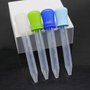 5ml Silicone Plastique Bébé Médecine Compte-gouttes Cuillère <span class=keywords><strong>Pipette</strong></span> Liquide Alimentaire Compte-gouttes Burette pour Enfants <span class=keywords><strong>Cuisine</strong></span> Bonbons Moules Bébé - Product Image 5