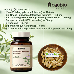 Capsules personnalisées de complexe Polygala : Formule naturelle pour la santé cérébrale – Service OEM/ODM de marque privée haut de gamme - Product Image 2