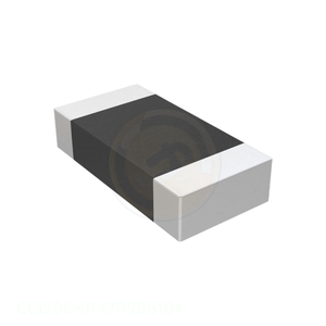 Condensador Cerámico MLCC de Montaje Superficial CC1206MRX7R9BB104 de <span class=keywords><strong>0.1</strong></span> <span class=keywords><strong>uF</strong></span>, 50V, X7R, 1206, Canal 1206 (3216 Métrico) del Fabricante - Product Image 1
