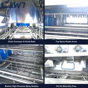 <span class=keywords><strong>Lavatrice</strong></span> Industriale LWT per Cesti e Casse, Lunghezza 10000mm, 300-400 Pezzi/Ora, Pulizia Automatica per Fabbriche di Lavorazione Alimentare - Product Image 3
