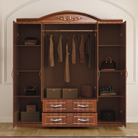 Armoire de Chambre en Gros, Garde-Robe en Bois Intérieur, Meuble MDF de 200 CM de Large pour la Maison, avec 4, 3 ou 2 Portes