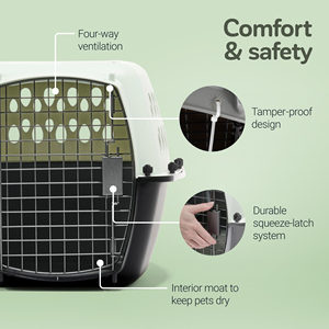 Caisse de transport aérien robuste <span class=keywords><strong>pour</strong></span> animaux de compagnie, en métal et PP, grande taille, <span class=keywords><strong>pour</strong></span> chiens, avec porte métallique, économique et durable - Product Image 3