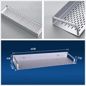 Caddy de douche, rectangulaire en <span class=keywords><strong>aluminium</strong></span> salle de bain douche organisateurs bain <span class=keywords><strong>cuisine</strong></span> étagère à épices support mural étagères - Product Image 2