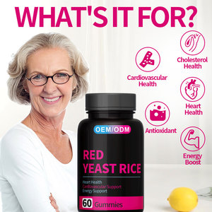 Suplemento alimenticio de fábrica que fortalece el bazo y promueve la digestión, gomitas de extracto de arroz de levadura roja - Product Image 3