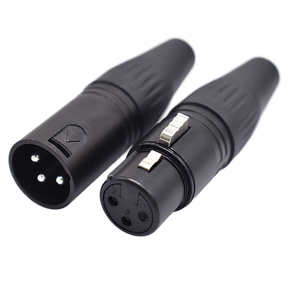 สายไมโครโฟนแบบ XLR 3 พิน รุ่น <span class=keywords><strong>REAN</strong></span> แบบเดียวกับ Card Jack พร้อมขั้วต่อทองเหลืองสำหรับปลั๊กตัวผู้/ตัวเมีย - Product Image 1