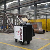 Nettoyeur laser pour bois HANTENCNC 300W, technologie à fibres pulsées, portable, pour l'élimination des revêtements, la restauration du bois, équipement professionnel