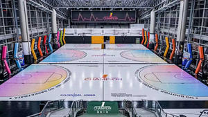 Suelo deportivo de Interior de alta calidad Merry Mars para baloncesto y bádminton para reavivar el tiempo, gimnasio y arenas deportivas - Product Image 6