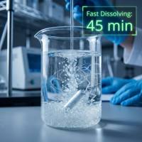 Polyacrylamide à poids moléculaire personnalisé APAM CPAM NPAM Réactif industriel pour le traitement des eaux