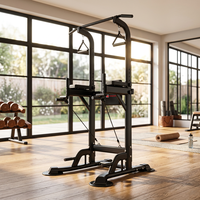 Station de musculation réglable en acier RONGNENG pour tractions et dips, idéale pour la maison et les centres de fitness communautaires