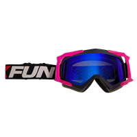 Masque Enduro anti-buée de type 18, masques de fête noirs/roses