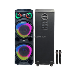 Enceinte DJ 150W double 12 pouces, grande enceinte TWS avec woofer puissant et double microphone sans fil IFeiGiftM 2255 pour fêtes, extérieur et maison - Product Image 1