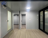 Maison conteneur préfabriquée 20FT 40FT : Solution modulaire économique pour les manques de logements résidentiels avec balcon avant et toiture