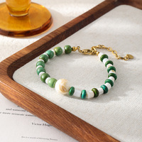 Ensemble collier et bracelet en coquillages turquoise pour femmes, style vacances Bingxin, cadeau pour femmes, pendentif en coquillages blancs en pierre naturelle
