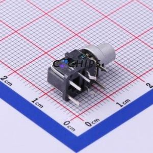 TLLAG-72BPG-R1SH1-V-A Tactile Switch Through hole Switch Single Pole Single Throw Round Button 1.6N Right Angle Insert - Product Image 1