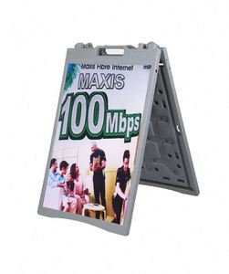 Support publicitaire pliable en plastique A1 rempli d'eau pour affiches - Product Image 3