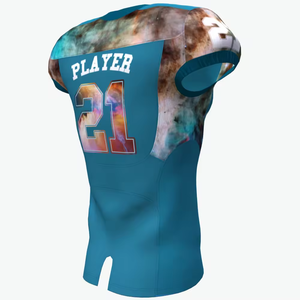 Jersey de Fútbol Americano Personalizado de Calidad Profesional a Precio de Fábrica, Diseño Personalizado, Malla Transpirable, Talla Grande, 100% Poliéster, Secado Rápido, Estampado - Product Image 3