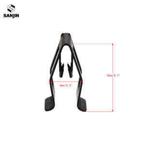 คลิปยึดคอนโซลหน้ารถยนต์อเนกประสงค์  ตัวล็อคโลหะสีดำ  คลิปสปริงเหล็ก  <span class=keywords><strong>น็อต</strong></span>ยึดรูปตัวยู - Product Image 6
