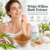 Extrait de Corteau de Saule Blanc LongBio en Poudre Salix Alba Salicine Naturelle 15% 25% 50% 98% HPLC Extrait Botanique pour Compléments Alimentaires en Vrac