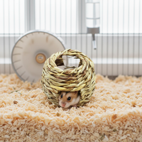 Maison en herbe pour lapins, cochons d'Inde, chinchillas et jouet naturel