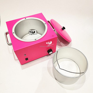 Chuyên Nghiệp Điện 7lb 4000Ml Màu Hồng Duy Nhất Kim Loại Không Gỉ Silicone Sáp Nồi Công Suất Lớn Sáp Nóng - Product Image 3