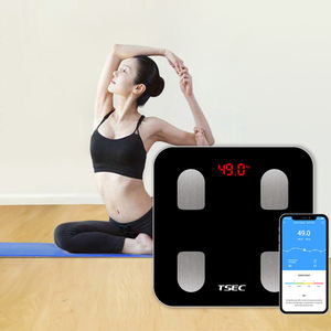 नया उत्पाद घरेलू स्मार्ट उत्पाद वायरलेस वाई-फाई शरीर वसा पैमाने शरीर विश्लेषण पैमाने पर बाथरूम स्केल ब्लूटूथ 8 इलेक्ट्रॉन - Product Image 5