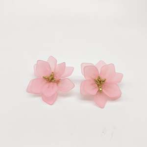 PND202501-1820 Cute <b>Flower</b> Design Gold Plated Zinc Alloy Fashion Stud Earrings for Women's Party Occasion - Product Image 1
