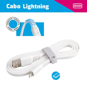 Ukalun Bán Buôn 4 Dây 1.2 Meter PVC 8Pin Biểu Tượng Tùy Chỉnh Cáp USB Cho Iphone Với 5V 2.4A Đầu Ra Trong Hình Dạng Phẳng - Product Image 6