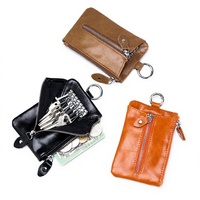 Nouvel étui à clés rétro en aluminium, minimaliste, multifonctionnel, porte-monnaie et porte-clés en un, pochette de rangement universelle