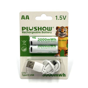 充電式バッテリーUSBケーブル付き1100mwhワイヤレスマウス、おもちゃ、リモコン<span class=keywords><strong>1</strong></span>.5V充電式バッテリー - Product Image 6