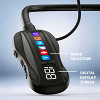 Auriculares Inalámbricos Ergonómicos Premium con Banda para el Cuello, Audio de Alta Resolución, Modo Karaoke, BT6.0, Batería de 100H, Pantalla Digital, ENC, IPX4, Deportivos