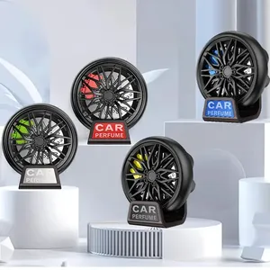 Penyegar Udara Mobil Desain Khusus Merah Biru Hijau Hitam, Gel Berbentuk Ban dengan Klip Ventilasi untuk Mobil - Product Image 1