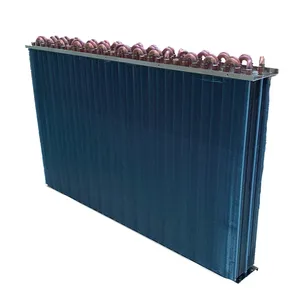 Evaporador condensador de ar condicionado, bobina de cobre, para equipamento de refrigeração