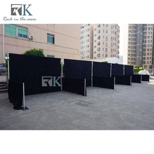 Kit de Tubos Ajustables de 6 a 10 pies con Placas Base Resistentes y Estables para Cortinas - Product Image 6