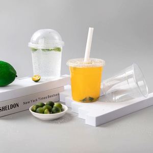 Gobelet jetable en PET écologique et recyclable de 98 mm, 12 oz (360 ml) avec couvercle, idéal pour la vodka et l'eau minérale – Vente chaude - Product Image 5